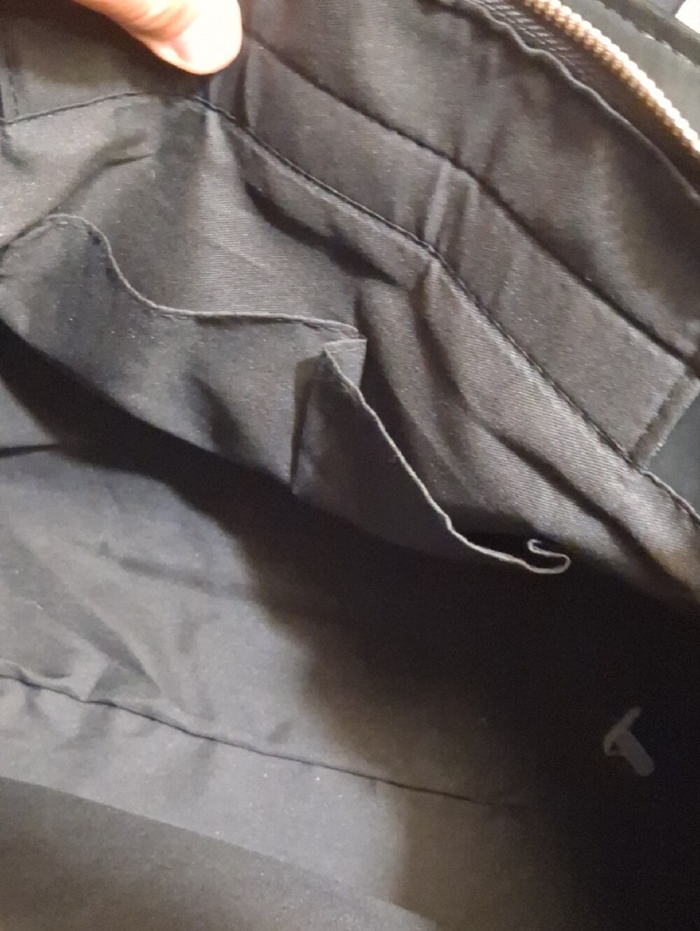 Black Quilted Satchel.10 By 15 By 5. Handbag with Gold Hardware. RETAIL.$159.00 - Picture 5 of 13